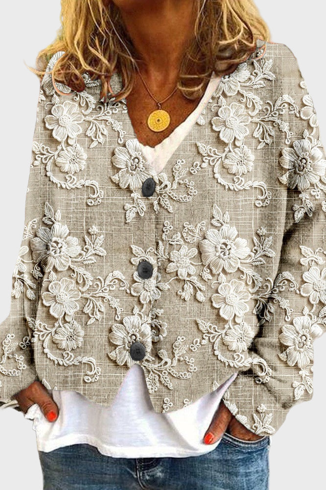 Jakna s vlaknom od latica